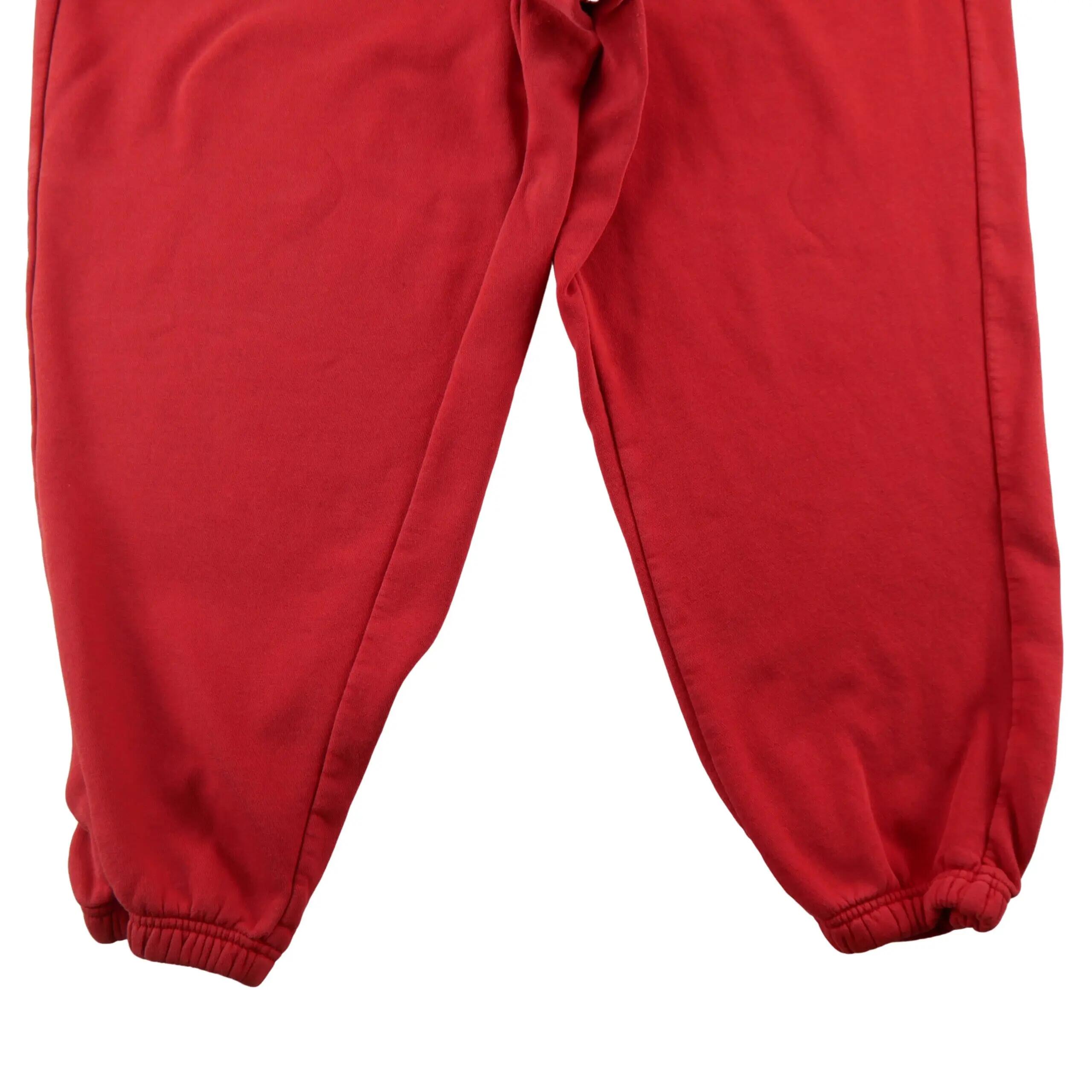 Seconde vie - Jogging Femme Trefoil brodé Rouge - Bon état 4/10
