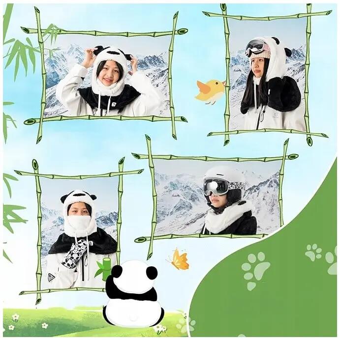 Zimowa kominiarka dziecięca Qunature 1323002400 Panda 4/5