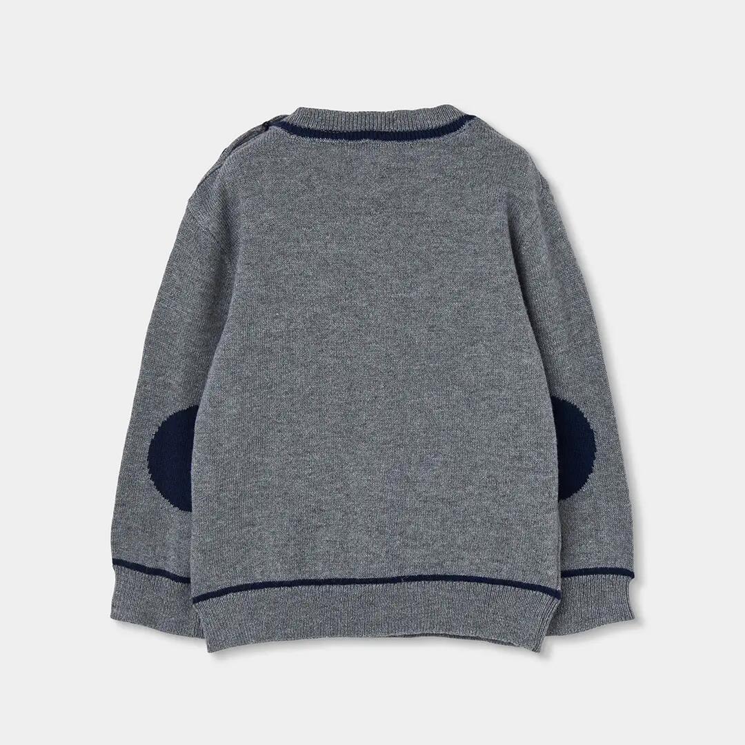 Jersey niño gris vigoré estampado de oso piloto 2/4