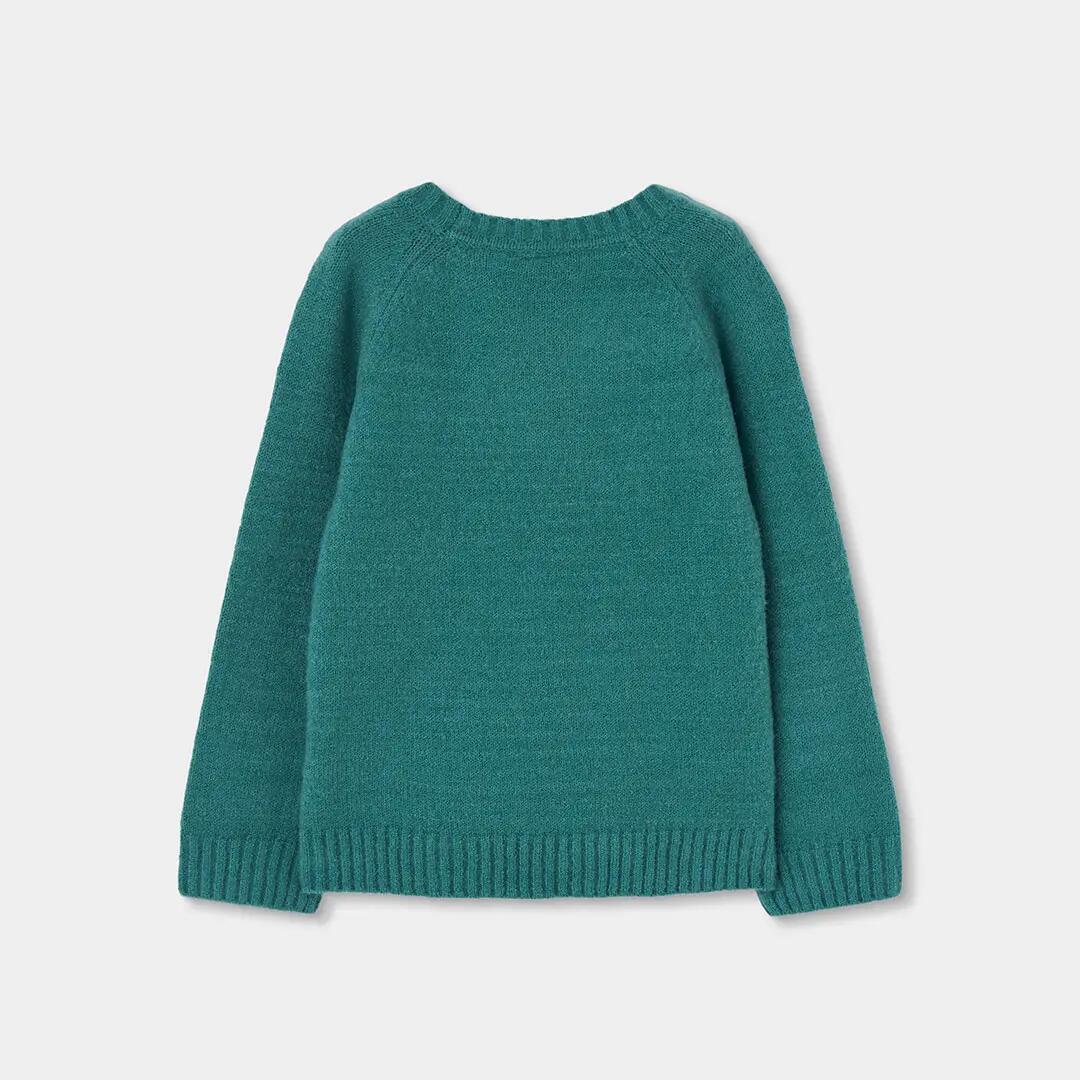 Jersey niño verde cuello redondo 2/4