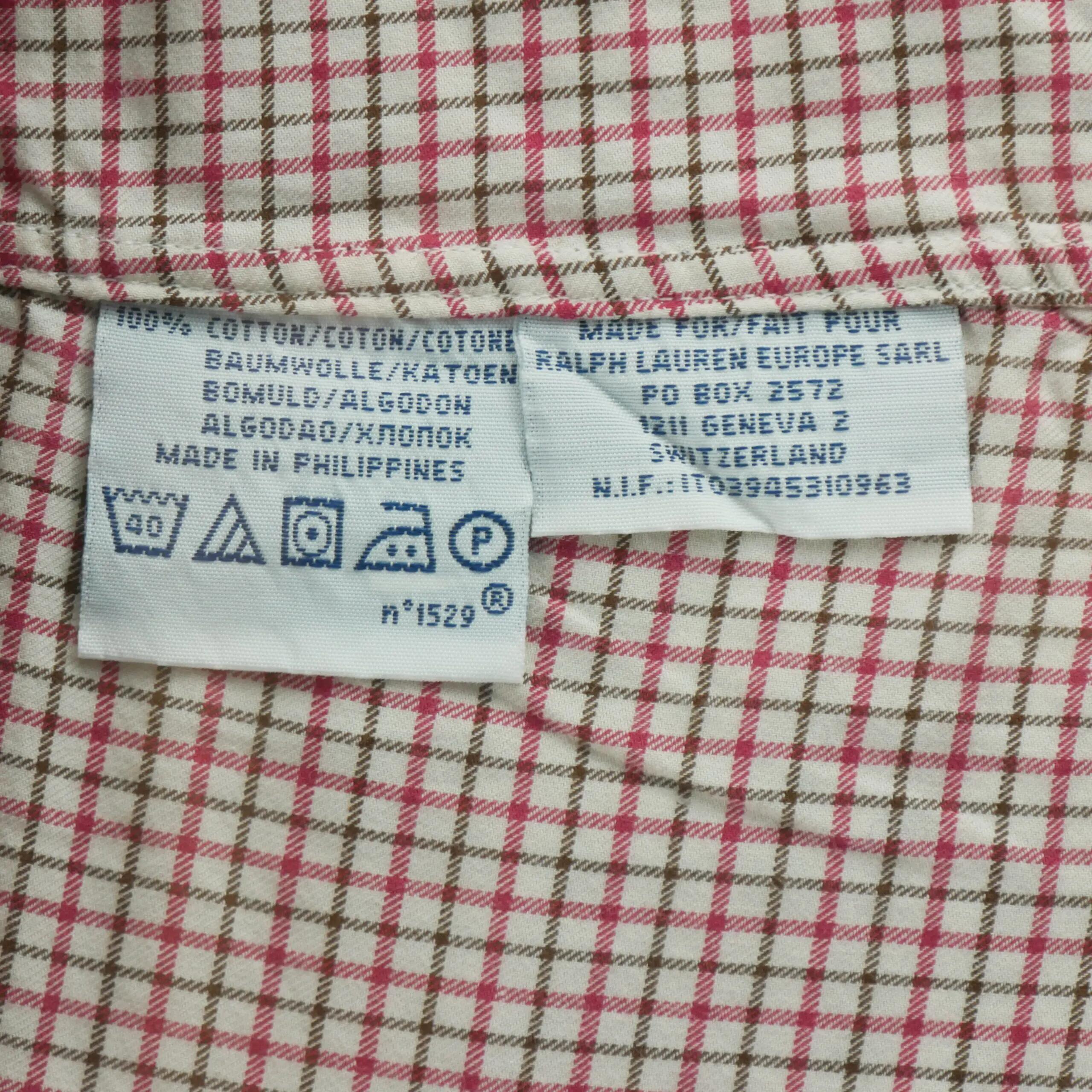 Seconde vie - Chemise classiques Homme à carreaux - Excellent 6/7