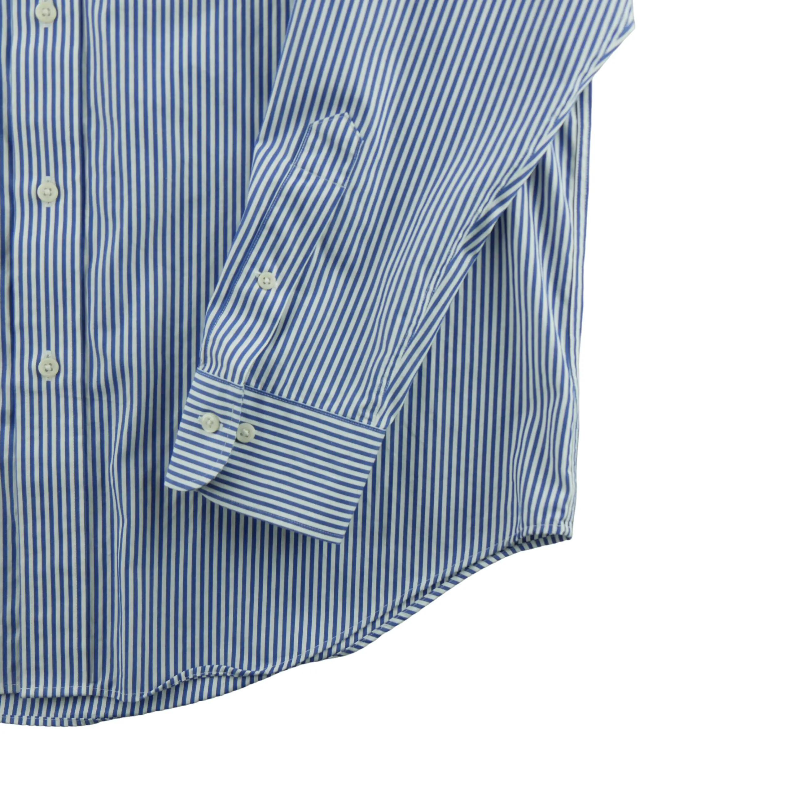 Tweedehands - Classiek damesblouse met blauwe strepen - Als nieuw 4/6