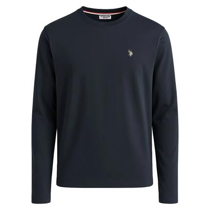 Longsleeve Herren 1er Pack Bequem sitzend-Longsleeve Rundhals