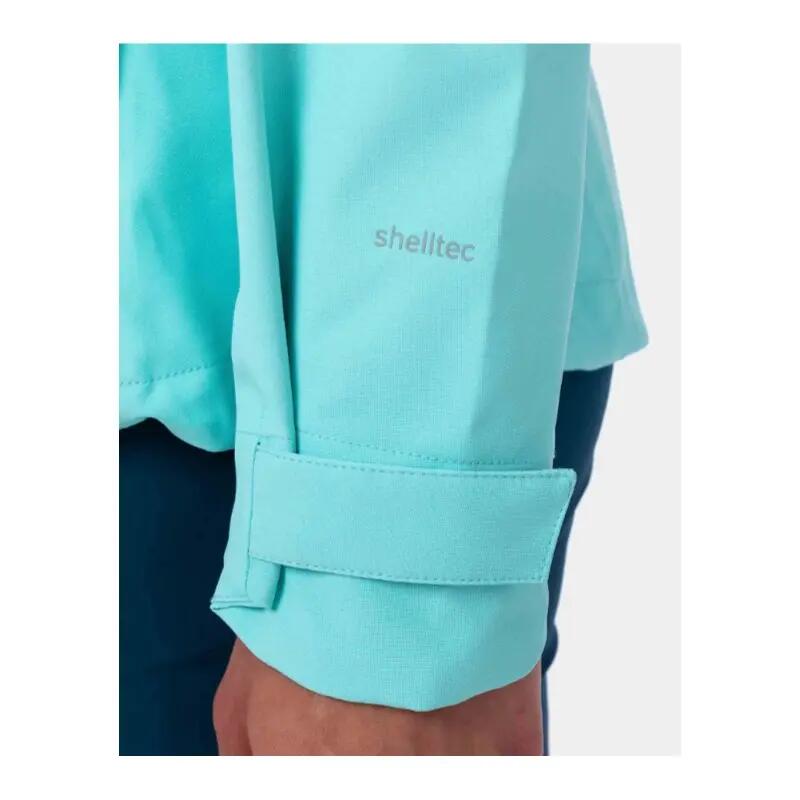 Chaqueta impermeable - Mujer - Ternua Valdur JKT W - Turquesa 3/4
