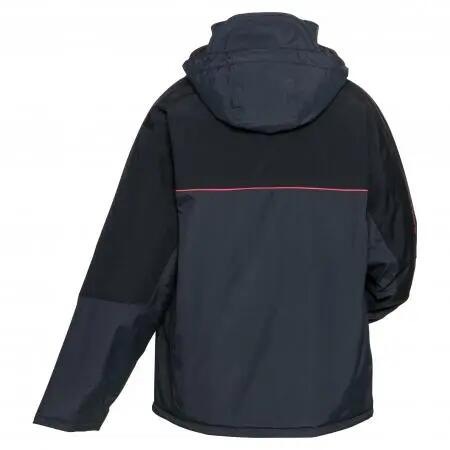 Herren Jacke, wasserdicht, Fleece, Kapuze, Salmo, blau/schwarz 5/5
