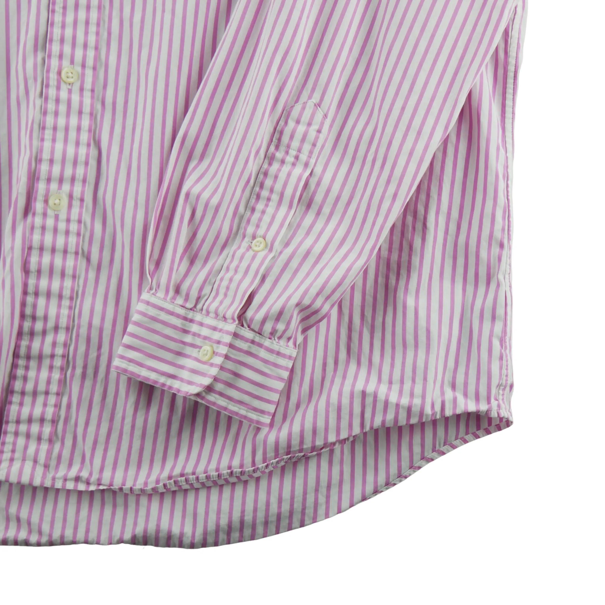 Refurbished - Klassisches Herrenhemd mit Streifen Rosa - Wie neu 4/7