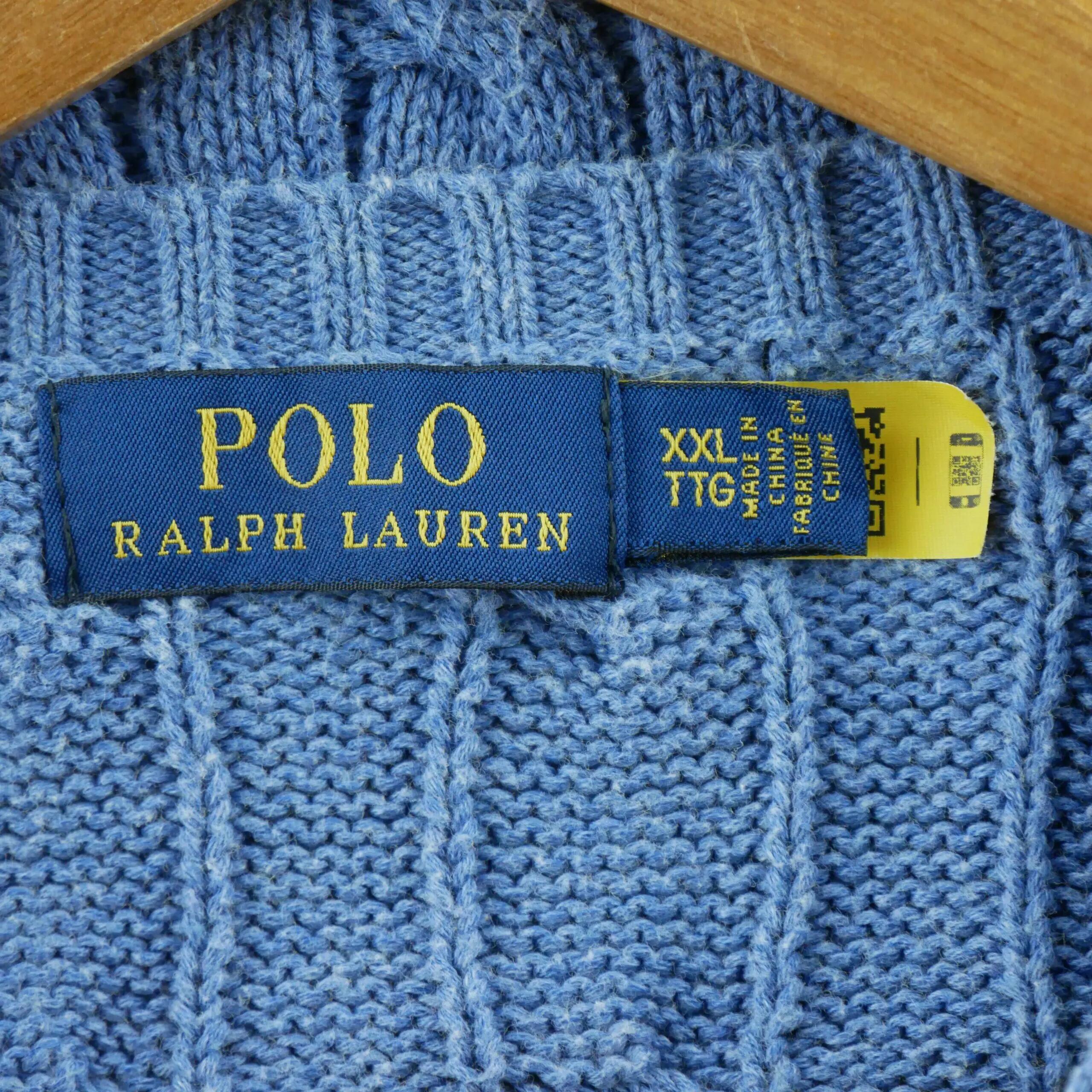 Seconde vie - Pull Homme Maille torsadée 100% coton - Excellent 5/6