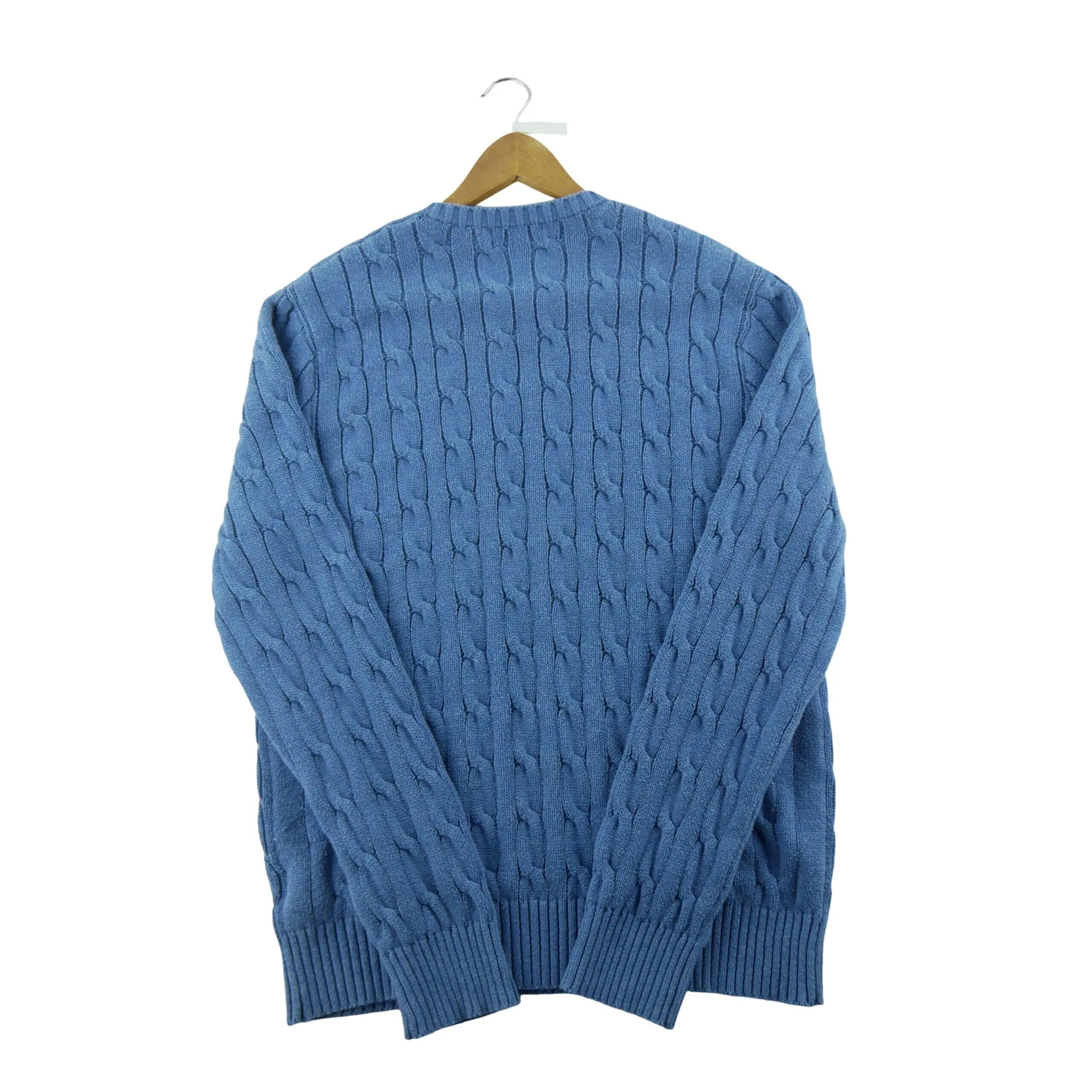 Seconde vie - Pull Homme Maille torsadée 100% coton - Excellent 2/6