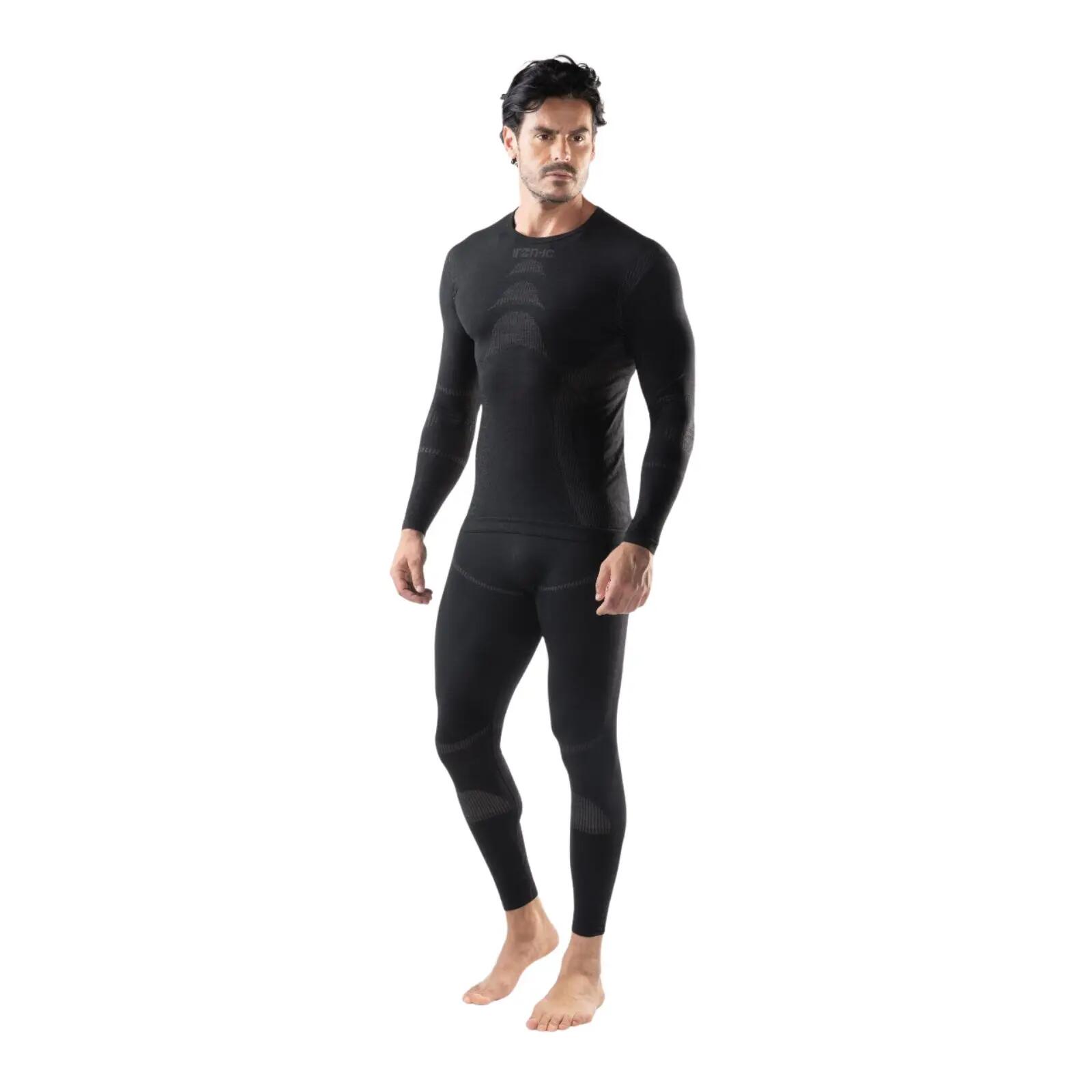 Legging thermique homme randonnée laine mérinos -5°C à 20°C Merino 40 Thermic 3/4