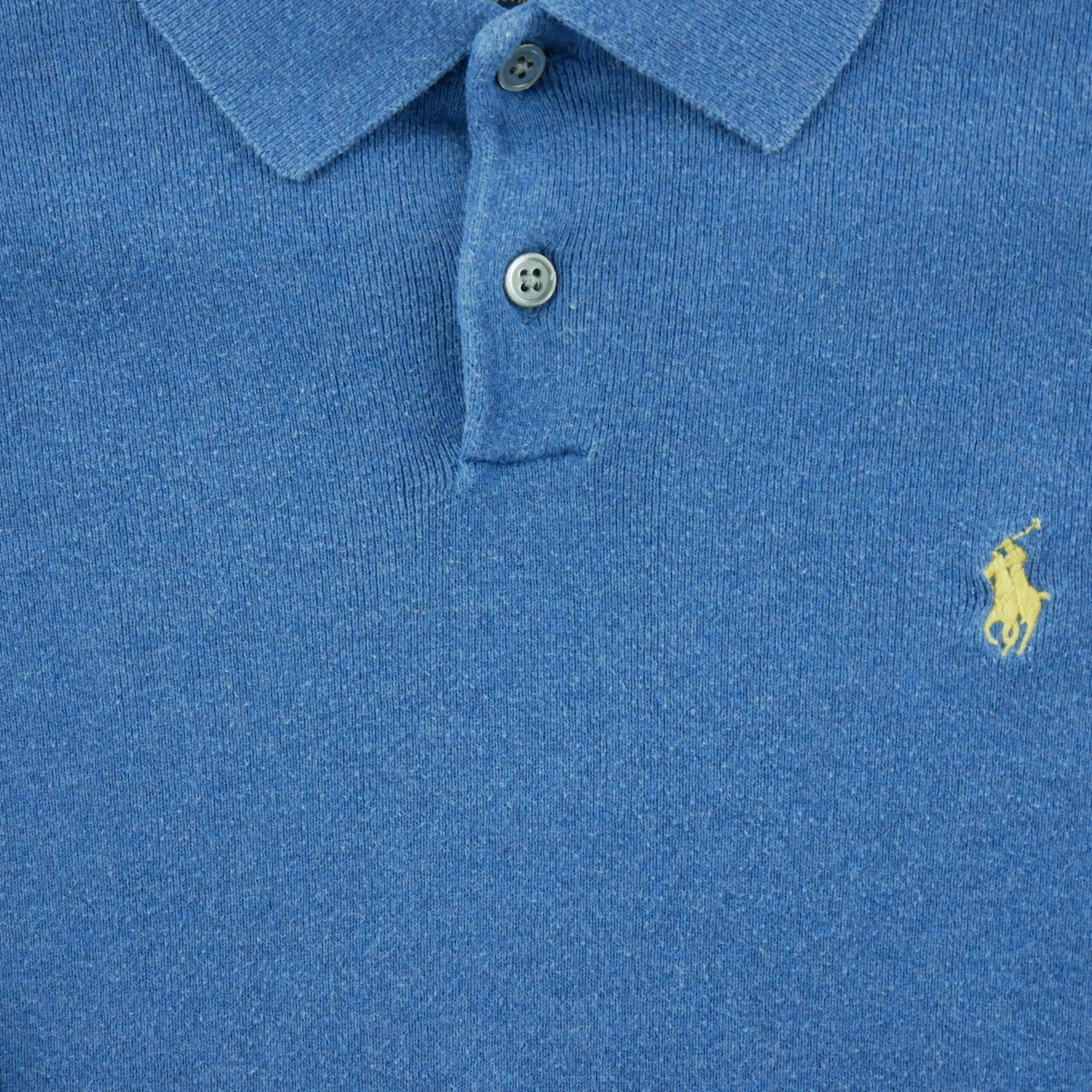 Seconde vie - Pull Homme Pony brodé jaune - Très bon état 3/5