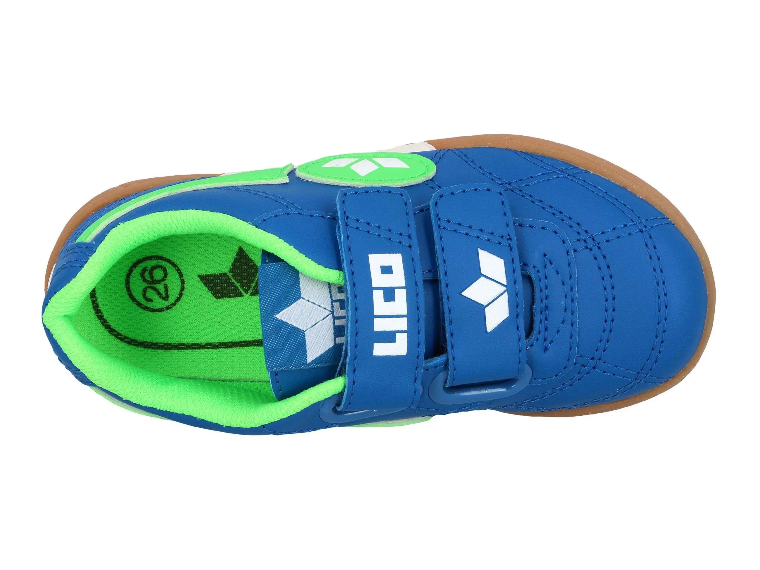 Chaussure LICO Bernie V garçon bleu velcro semelle amovible 5/6