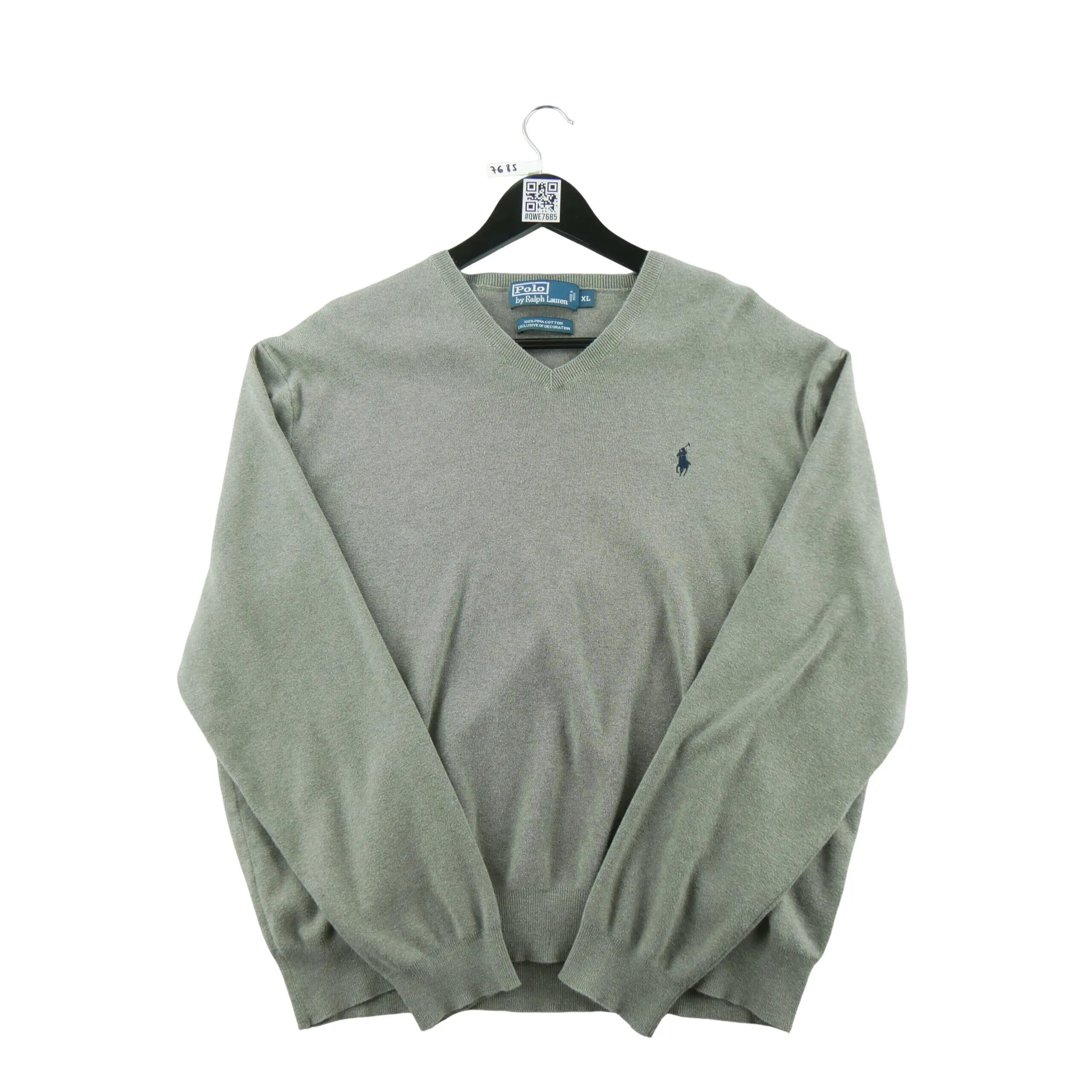 Second life - Pulover Bărbați Pima Cotton V-Neck Sweater - Ca nou