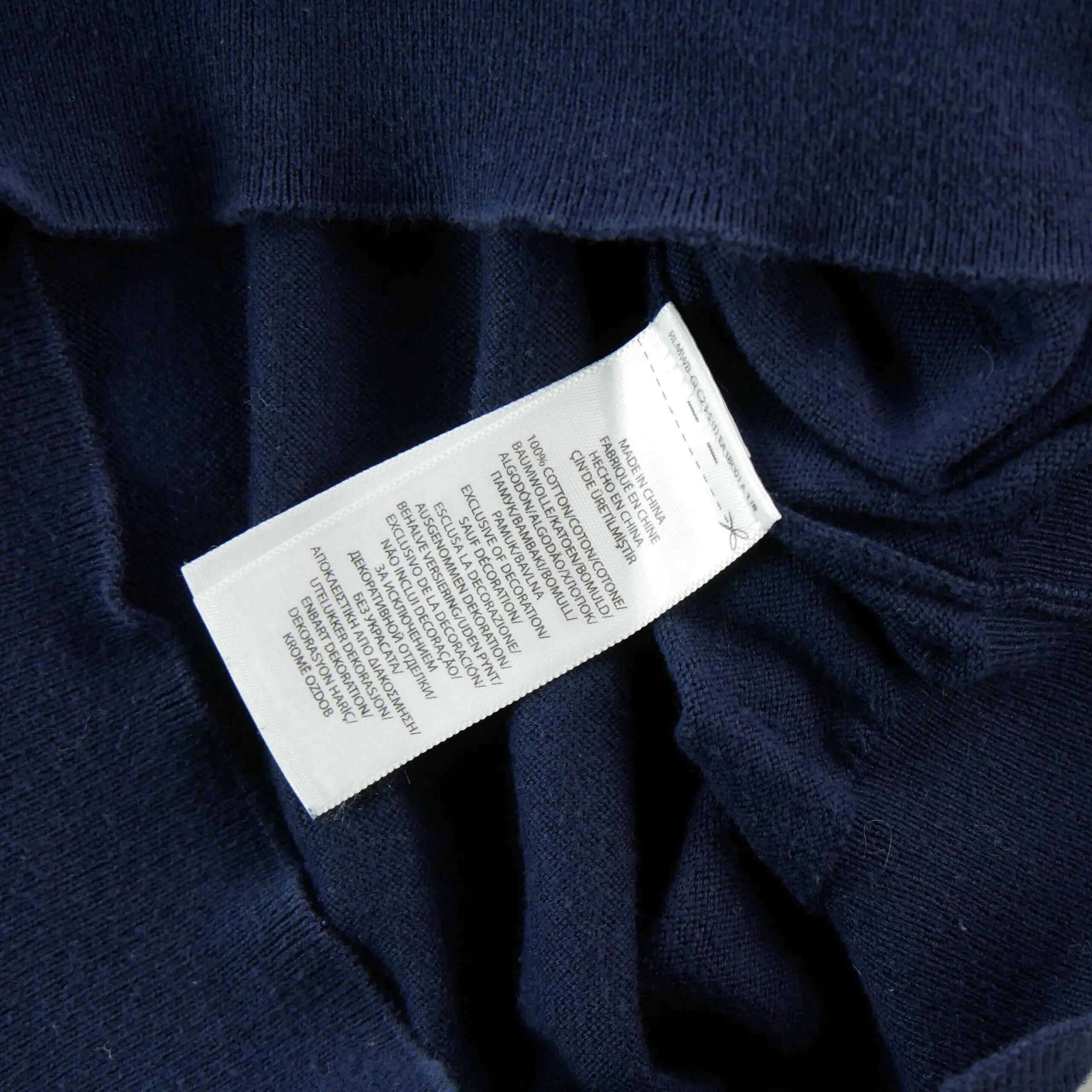 Seconde vie - Pull Homme Pull col V Pima Cotton - Excellent 6/7