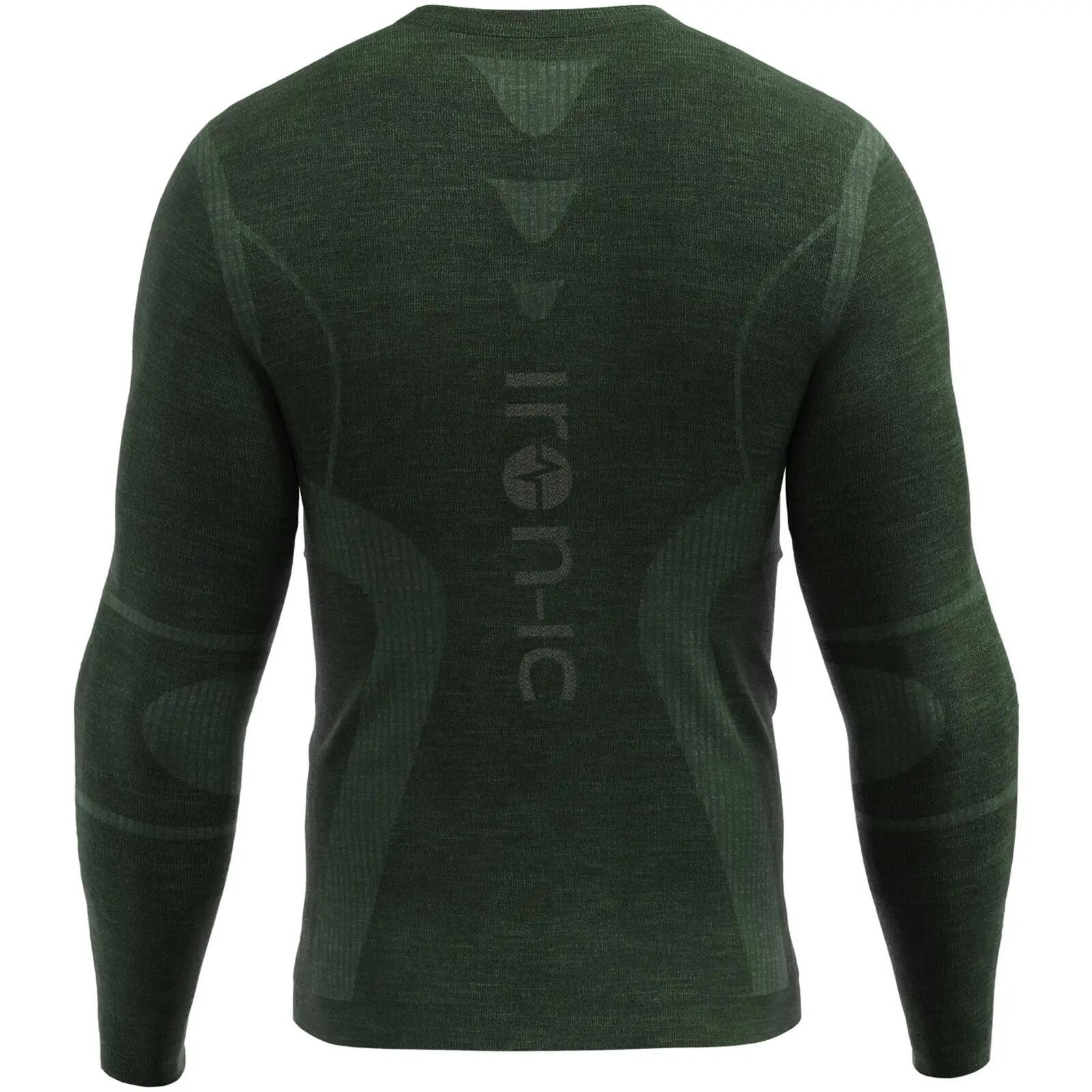 Langarmshirt Merino 40 Longsleeve Man forest green 2/2