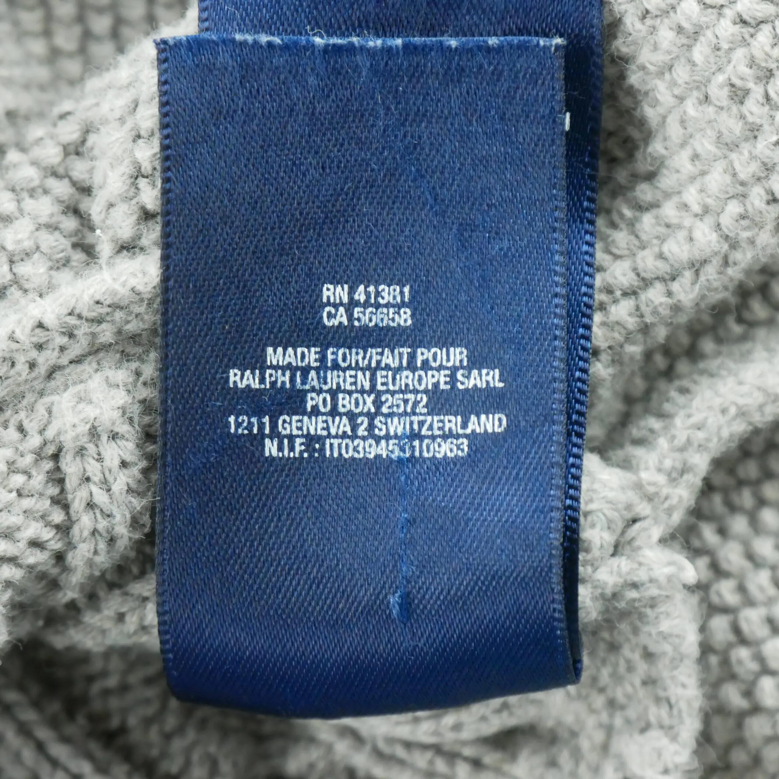 Seconde vie - Gilets Fille Maille torsadée Gris - Excellent 7/7