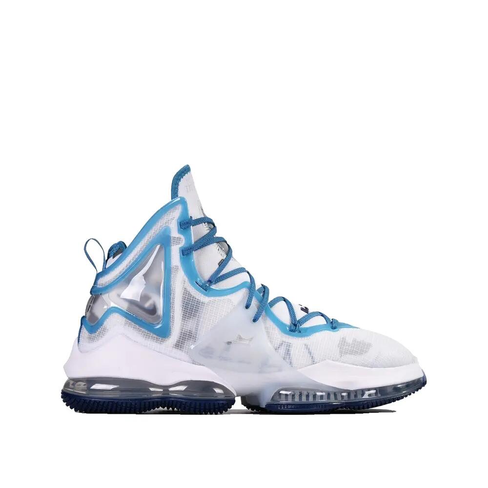 Zapatillas de baloncesto Nike LeBron 19 Blancas/Azules 1/4