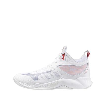 Zapatillas deportivas Mizuno Wave Dimension Mid Femme Blanc/Aleutian/Cloud Pink