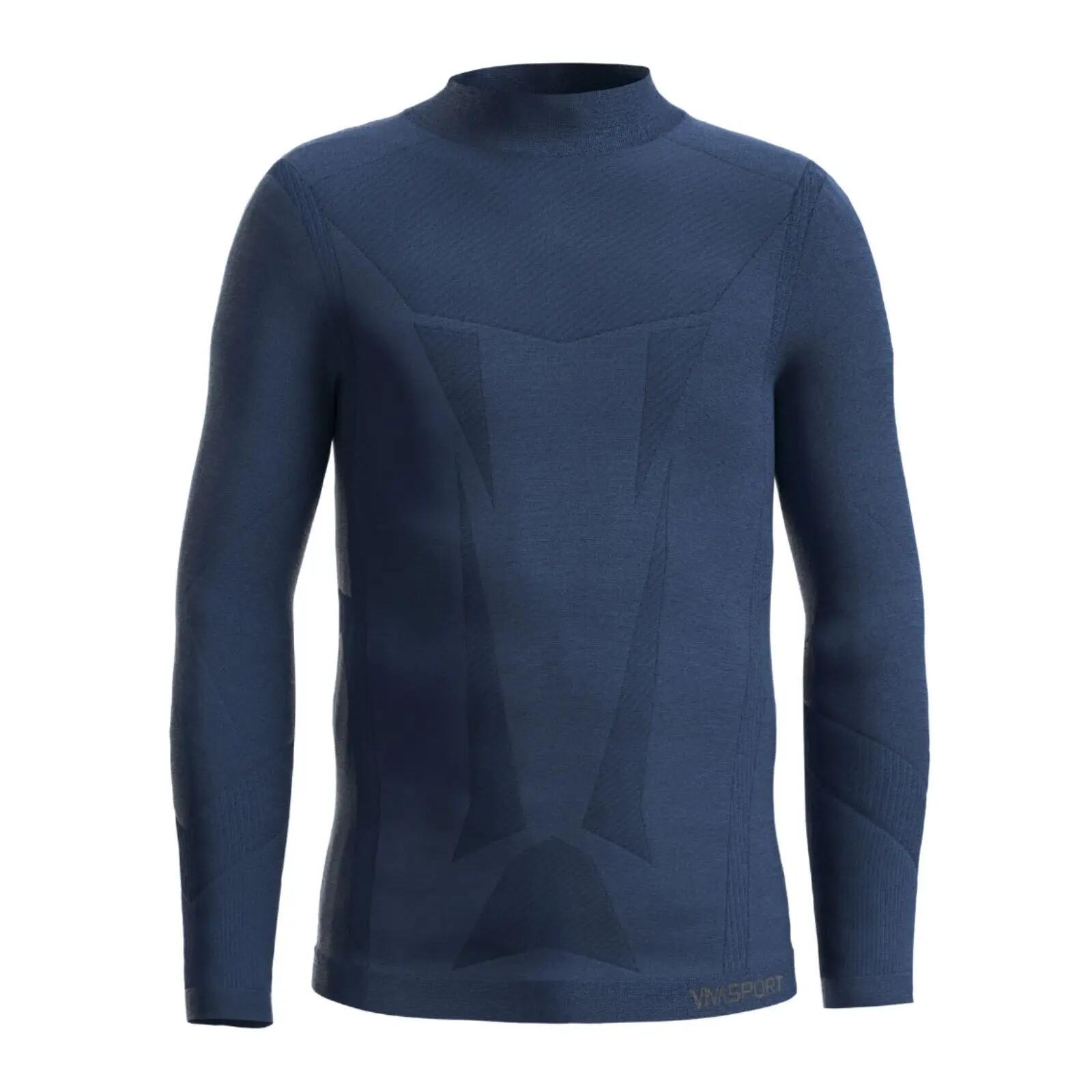 Sous-maillot thermique enfant col montant football sports collectifs Vivasport 3/4