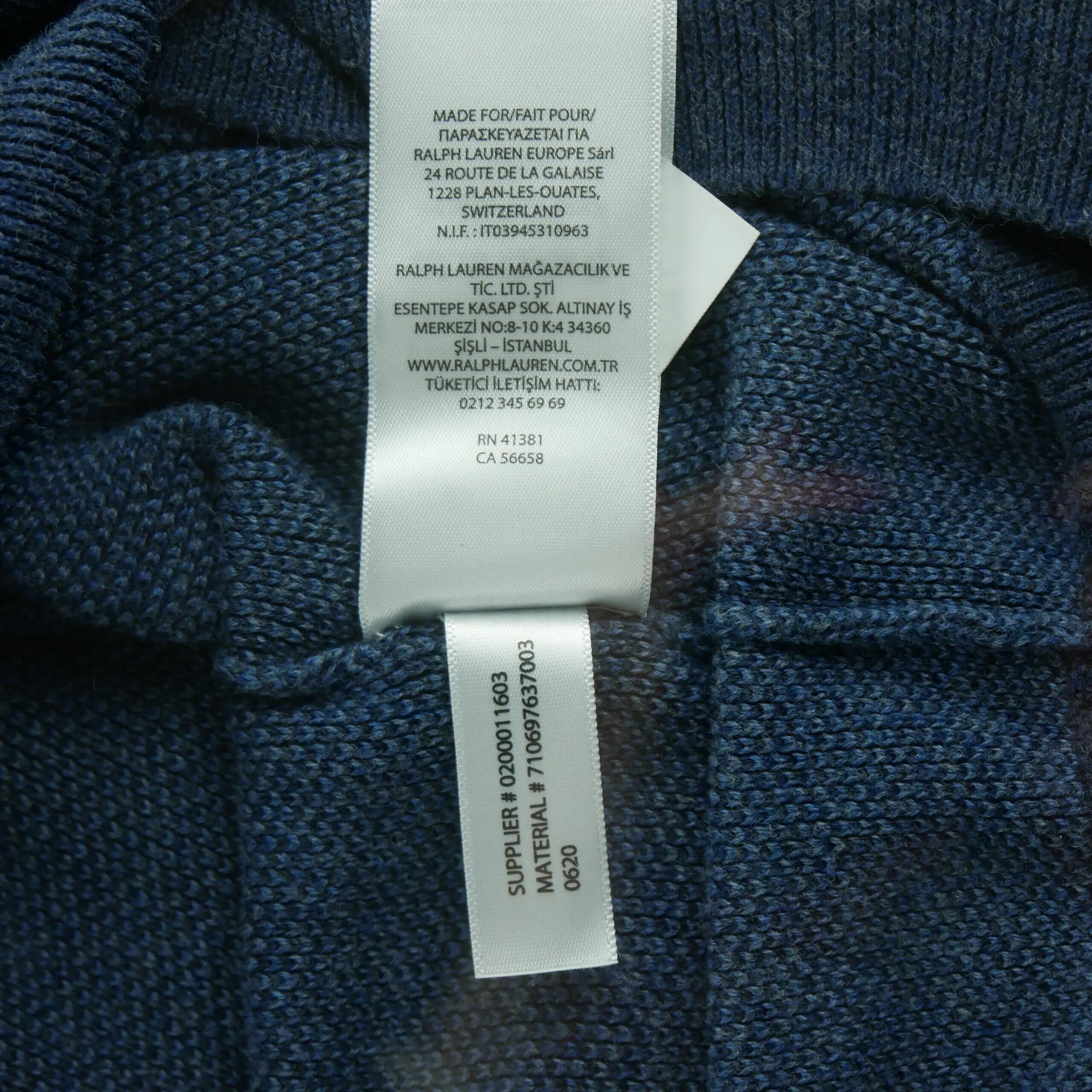 Seconde vie - Pull Homme Pima Cotton quart-zip - Excellent 8/8