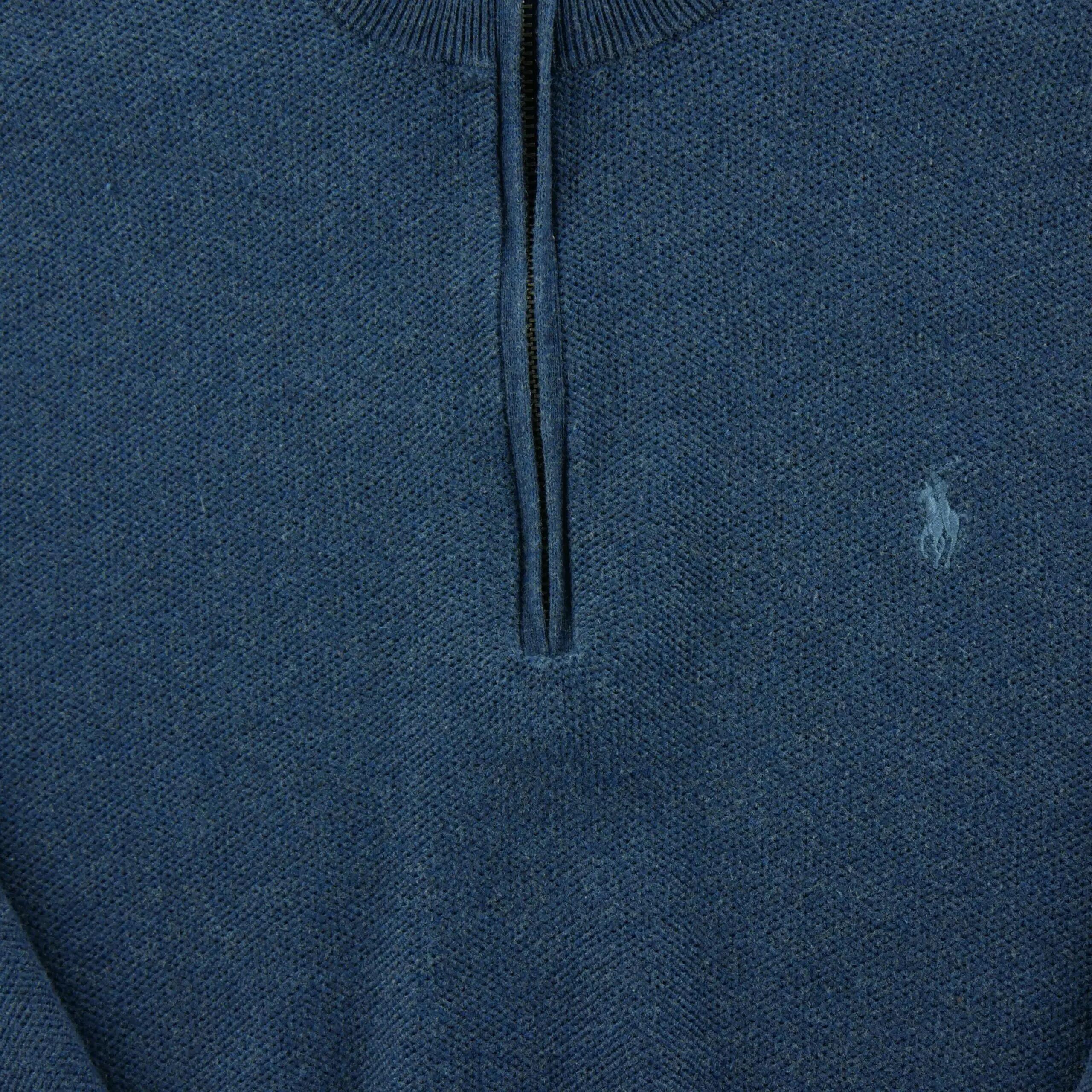 Seconde vie - Pull Homme Pima Cotton quart-zip - Excellent 4/8