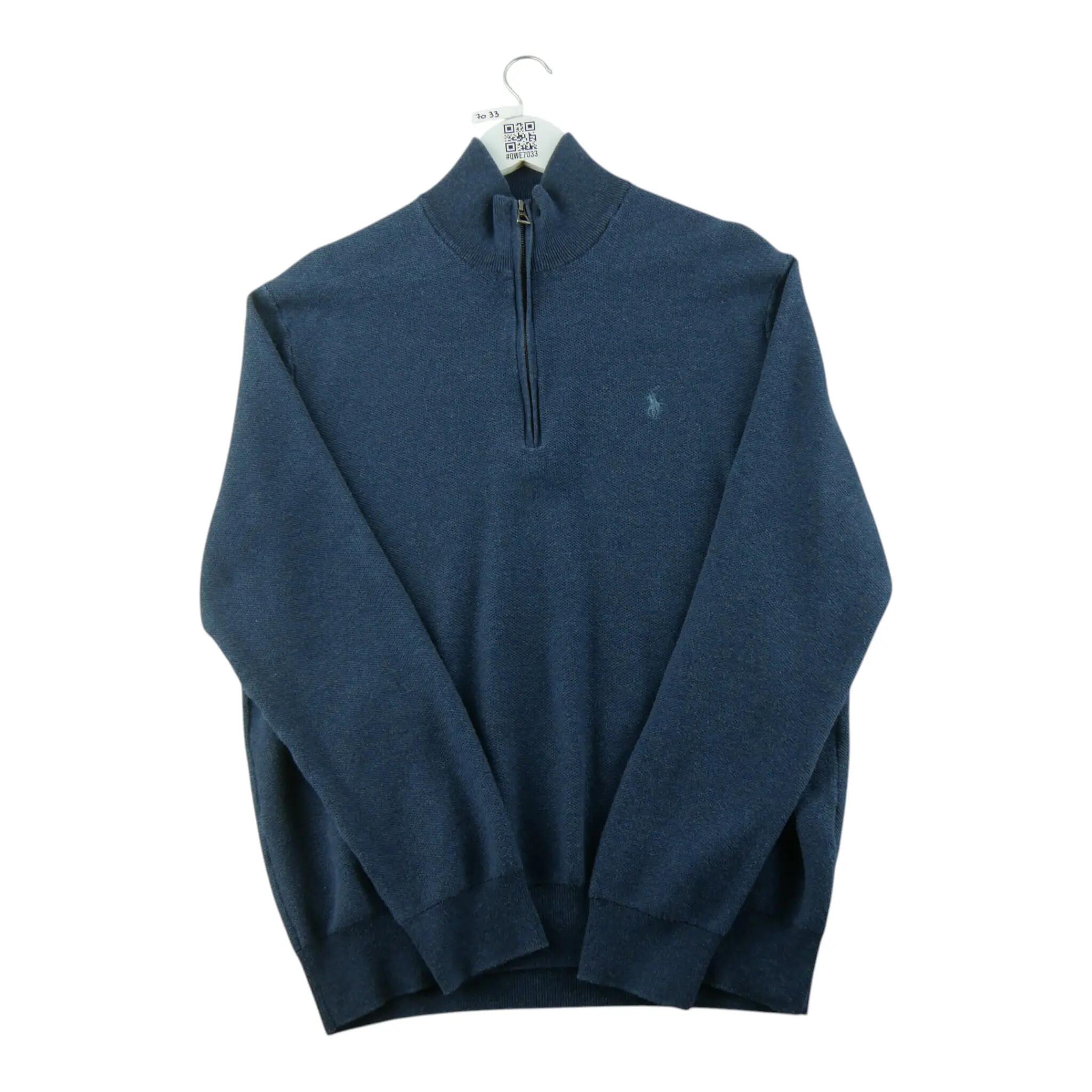 Seconde vie - Pull Homme Pima Cotton quart-zip - Excellent 3/8