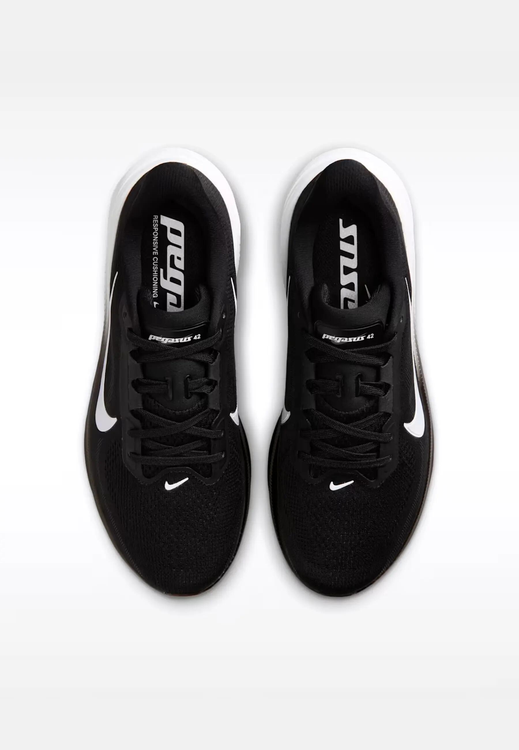 Scarpe da corsa Nike Pegasus 42 Nero/Bianco 3/4