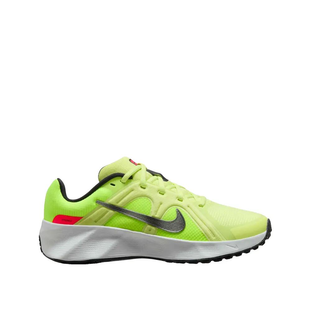 Zapatillas Nike Metro Tek Amarillo Limón/Negro-Vibrante Rojo 1/4