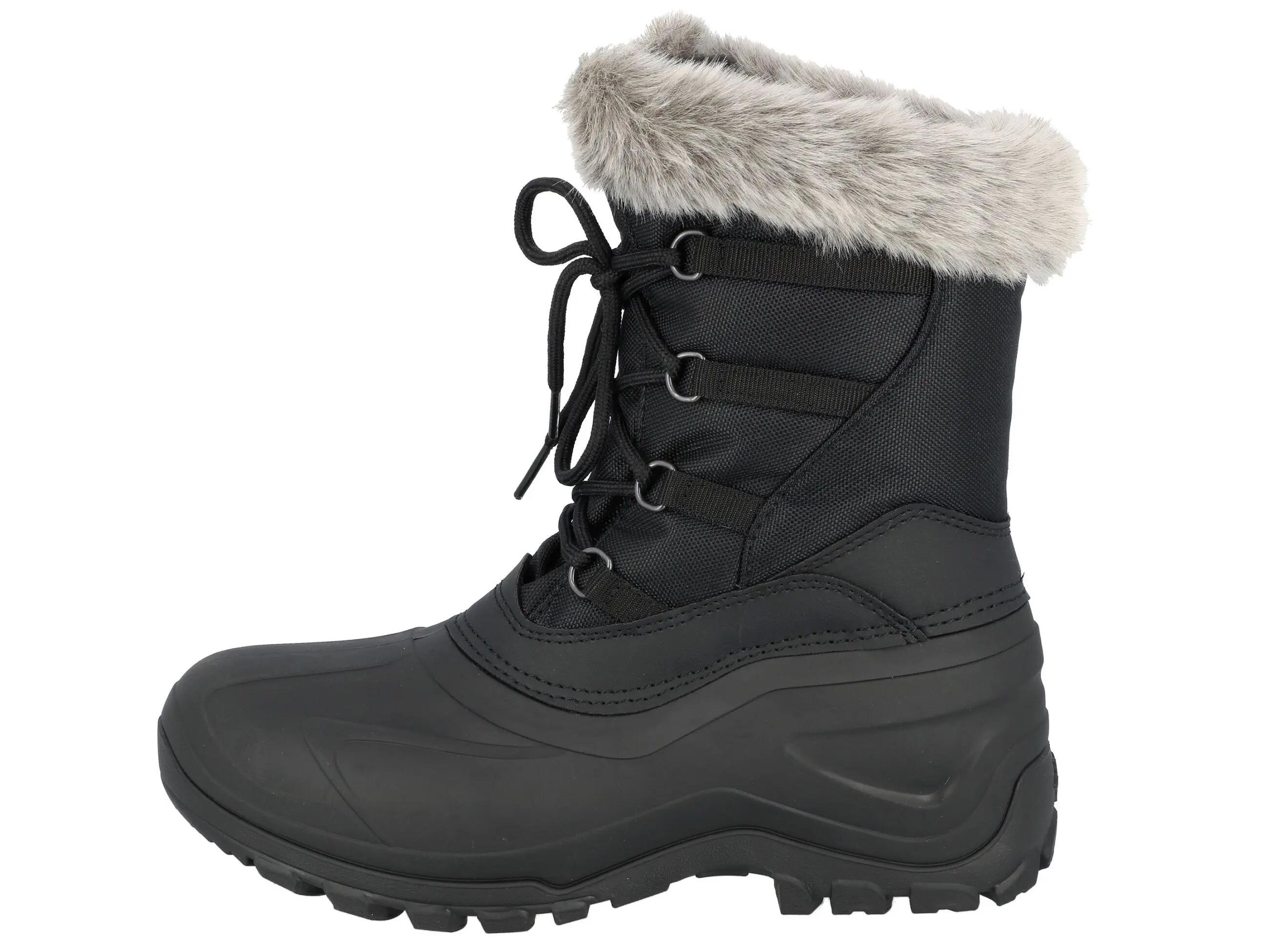 Chaussure d'hiver LICO Merthe femme synthétique laçage noir 2/6