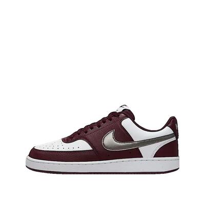 Scarpe Nike Court Vision Low Next Nature Bianco/Mtlc Pewter/Burgundy Crush