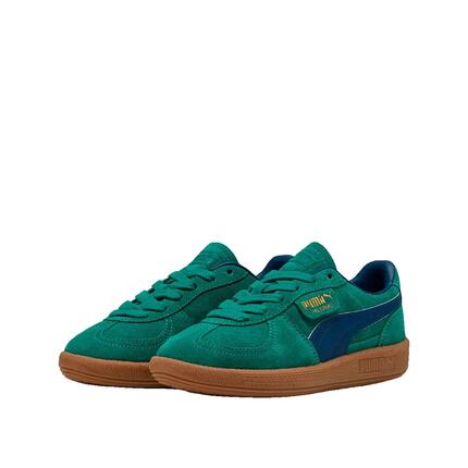 Zapatos PUMA Palermo Jr Verde salvaje Azul persa