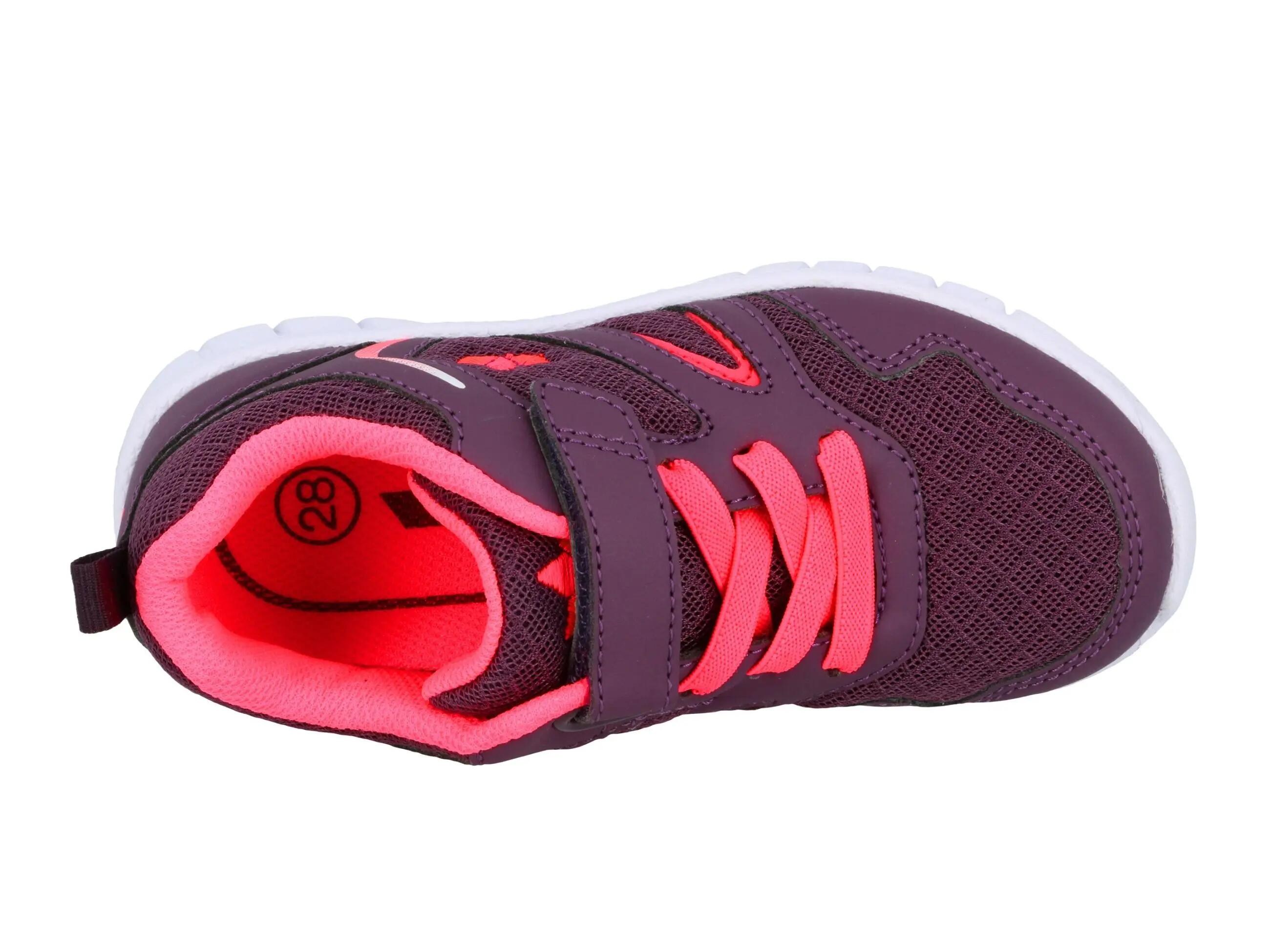 Chaussure LICO Skip VS filles rouge nylon Velcro semelle amovible 5/6