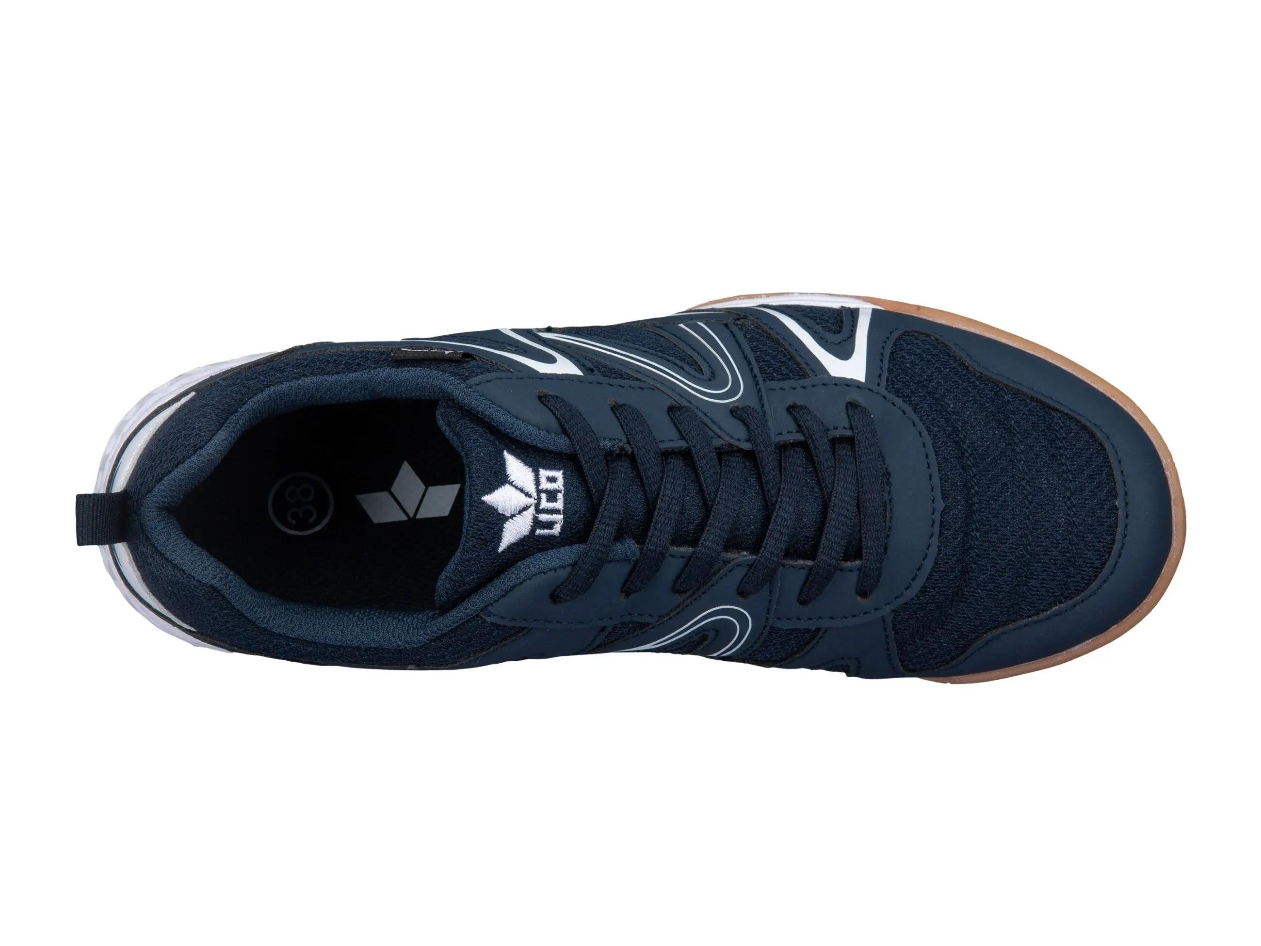 Chaussure LICO Fit Indoor Hommes nylon bleu, lacets, semelle amovible 5/6