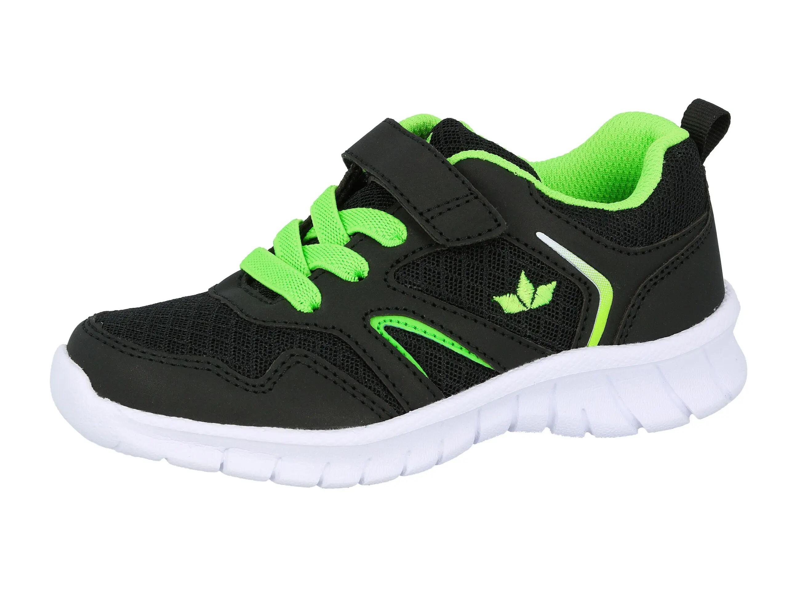 LIKO Skip VS Jungs Schuh Nylon schwarz Klett herausnehmbare Sohle 1/6