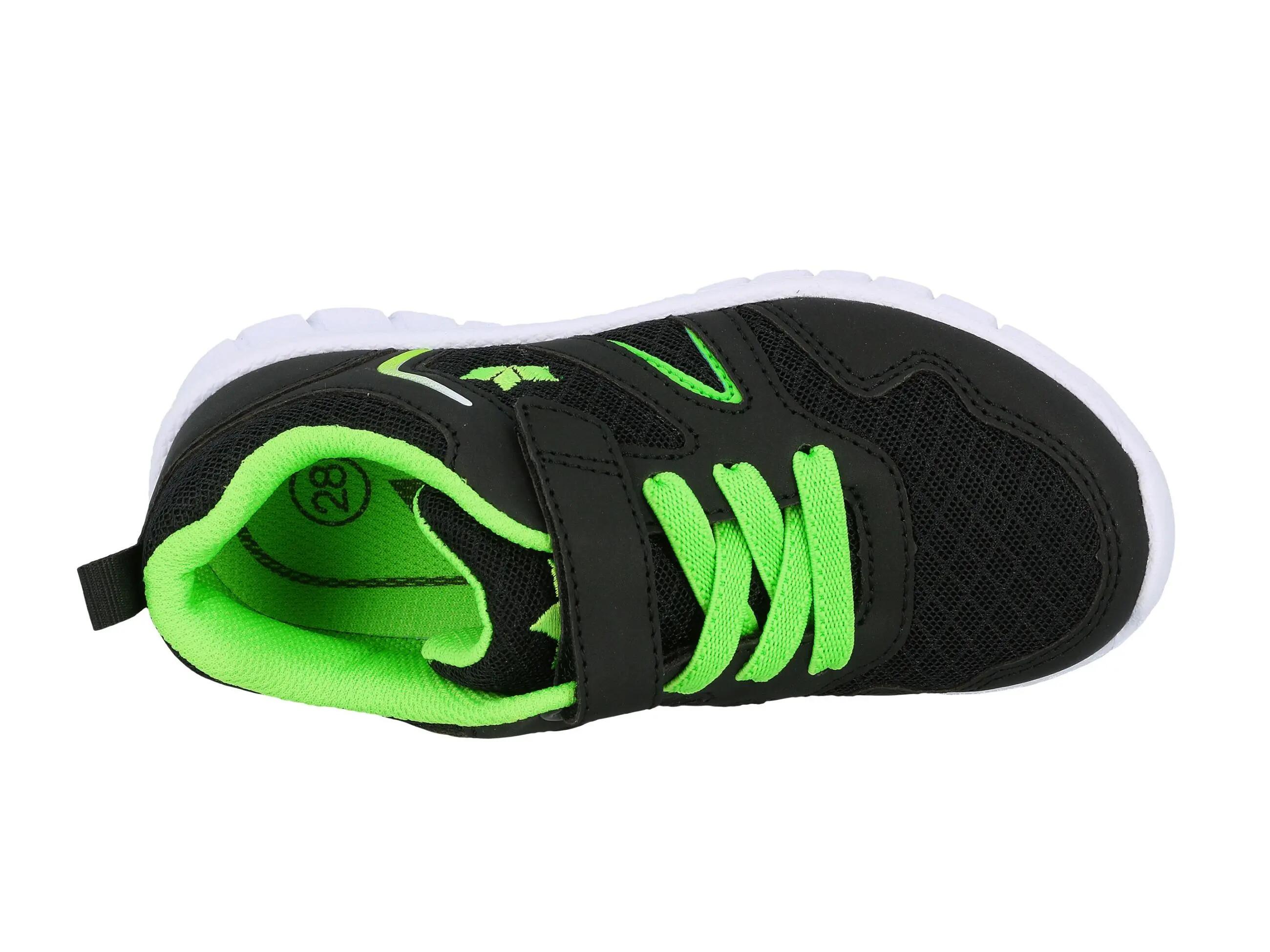 LIKO Skip VS Jungs Schuh Nylon schwarz Klett herausnehmbare Sohle 5/6