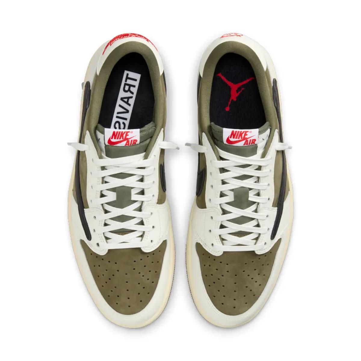 Air Jordan 1 Retro Low OG SP Travis Scott Medium Olive 4/6