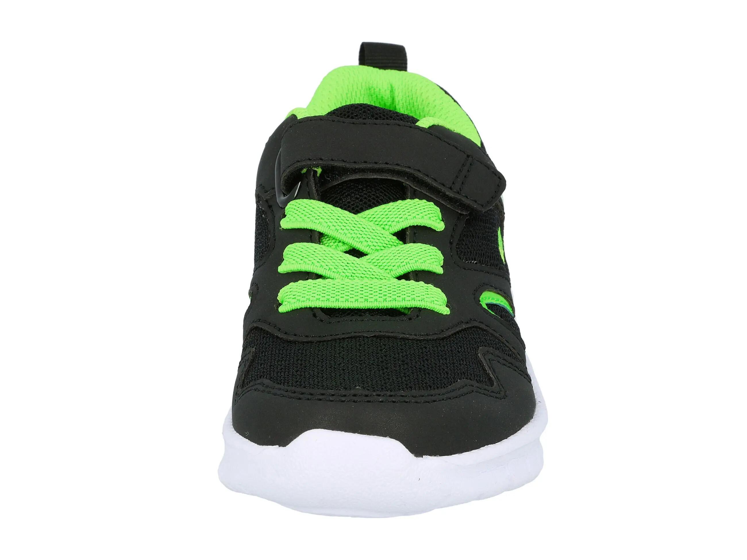 LIKO Skip VS Jungs Schuh Nylon schwarz Klett herausnehmbare Sohle 3/6