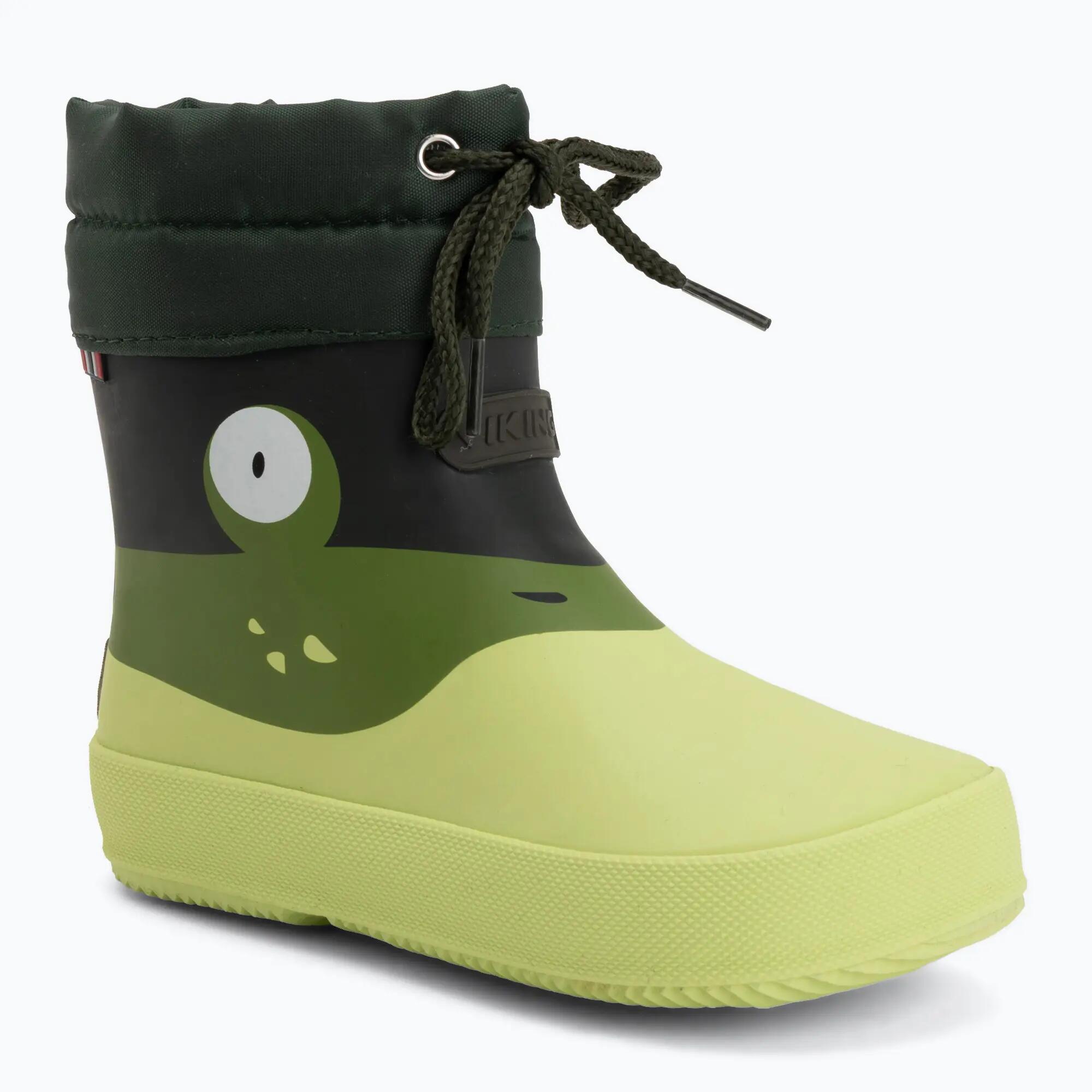 Cizme de ploaie pentru copii Viking Footwear Alv Barefoot Paw Print