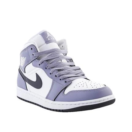 Zapatos Nike Air Jordan 1 MID DQ8426-145 Blanco/Gris Azul Marino