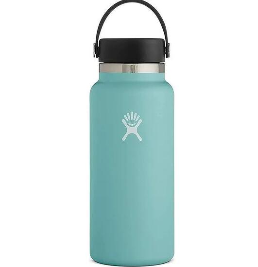 Bouteille d'eau isotherme en acier inoxydable sous vide - Large ouverture de 5 c