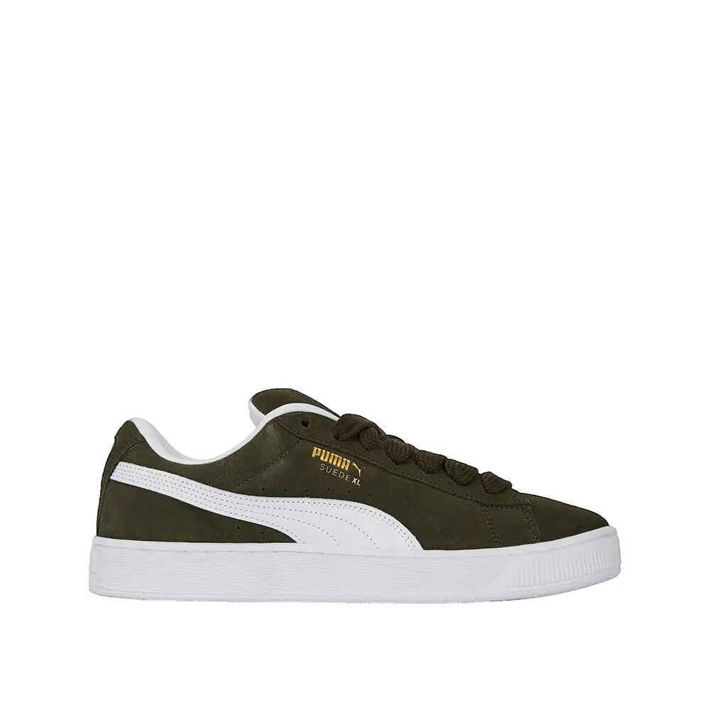 Chaussures PUMA Suede Khaki/Blanc 1/3