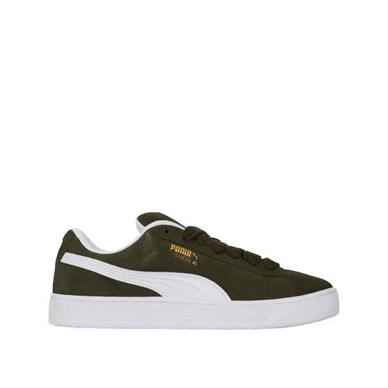 Zapatos PUMA Suede Khaki/Blanc