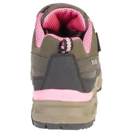 Damen-Trekkingschuhe Ventura Pro Low, wasserdicht, Khaki/Pink 3/5