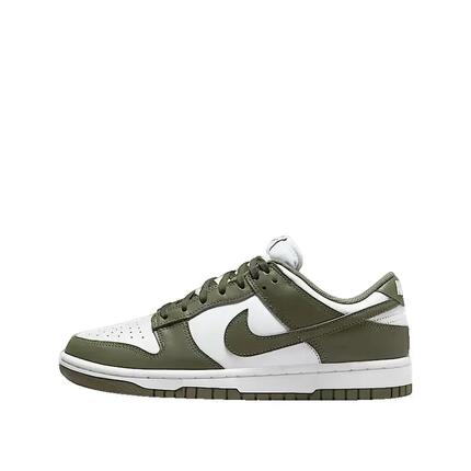 Chaussures Nike Dunk Low Blanc/Médium Olive