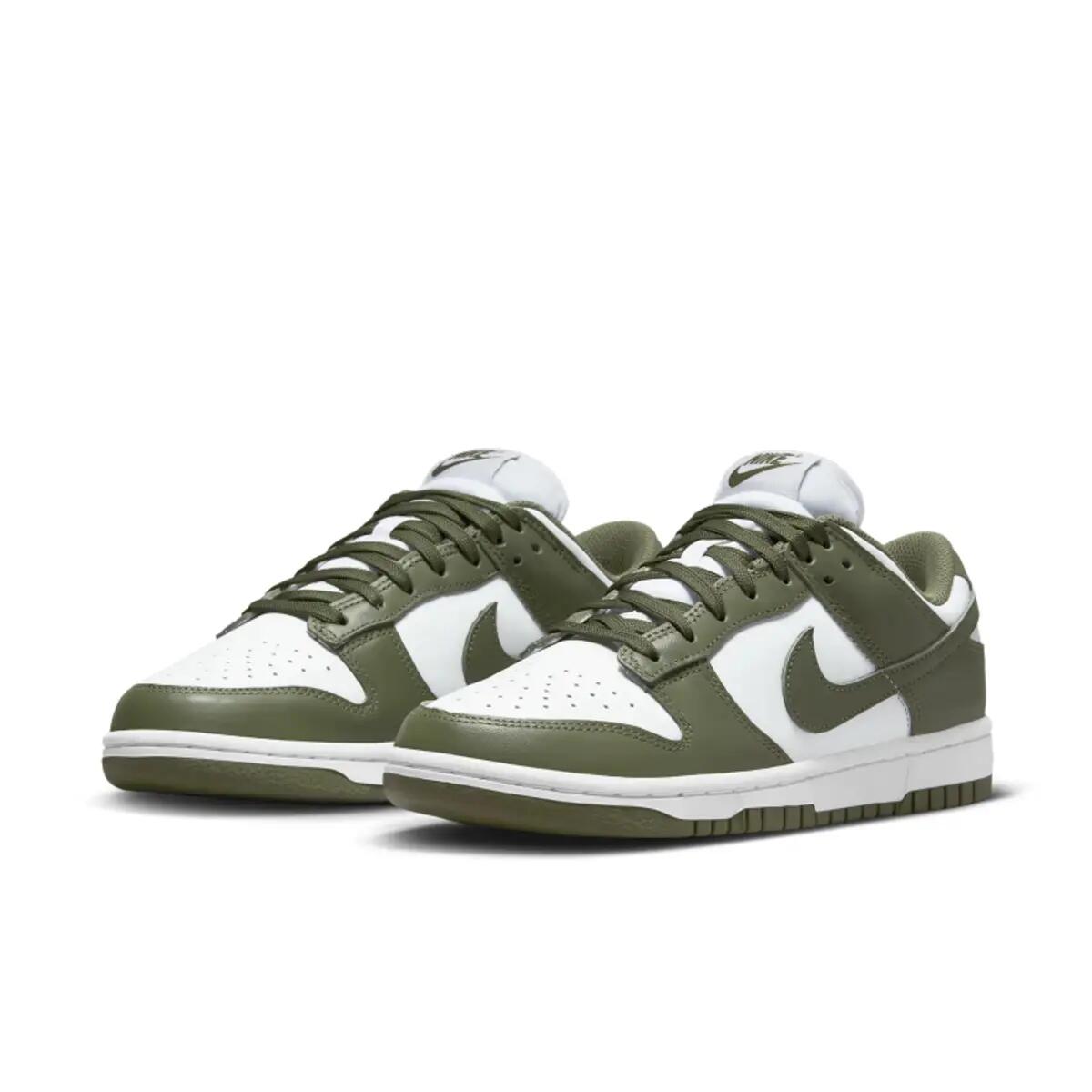 Chaussures Nike Dunk Low Blanc/Médium Olive 4/6