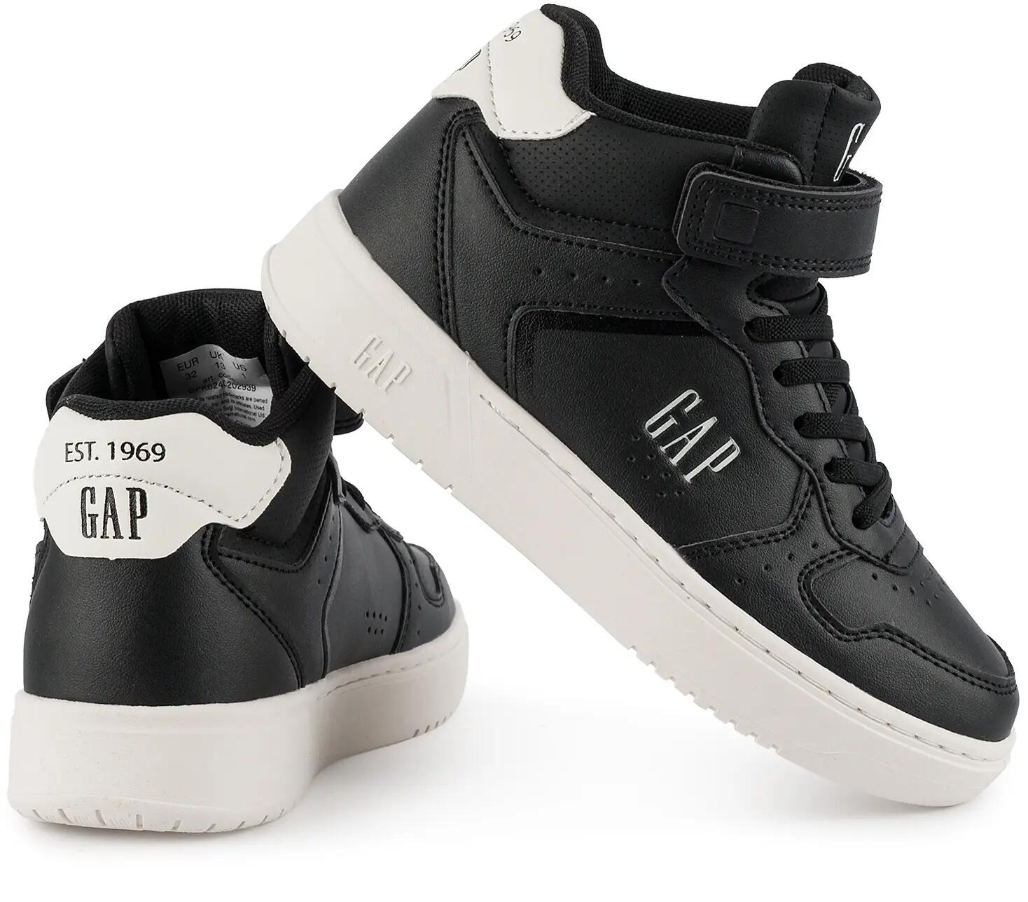 Dziecięce buty sneakersy sportowe wysokie chłopięce dla chłopca na rzep GAP CHIC 9/12