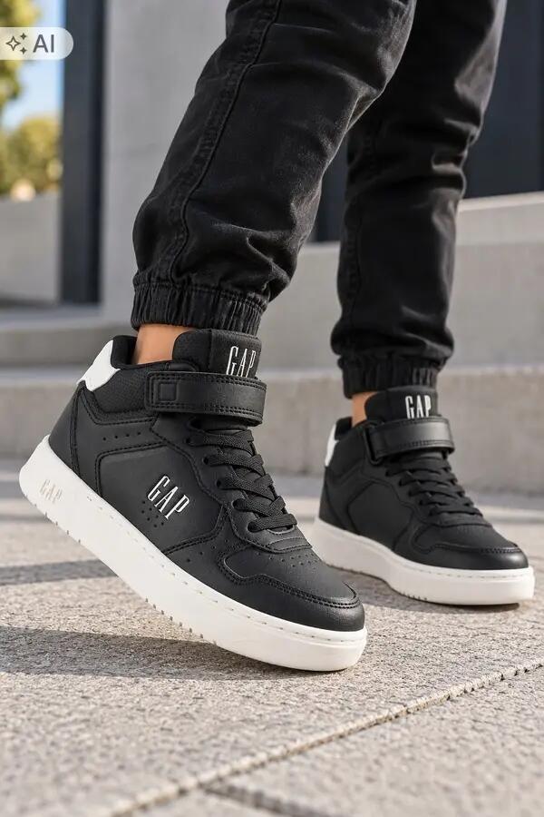 Dziecięce buty sneakersy sportowe wysokie chłopięce dla chłopca na rzep GAP CHIC 3/12