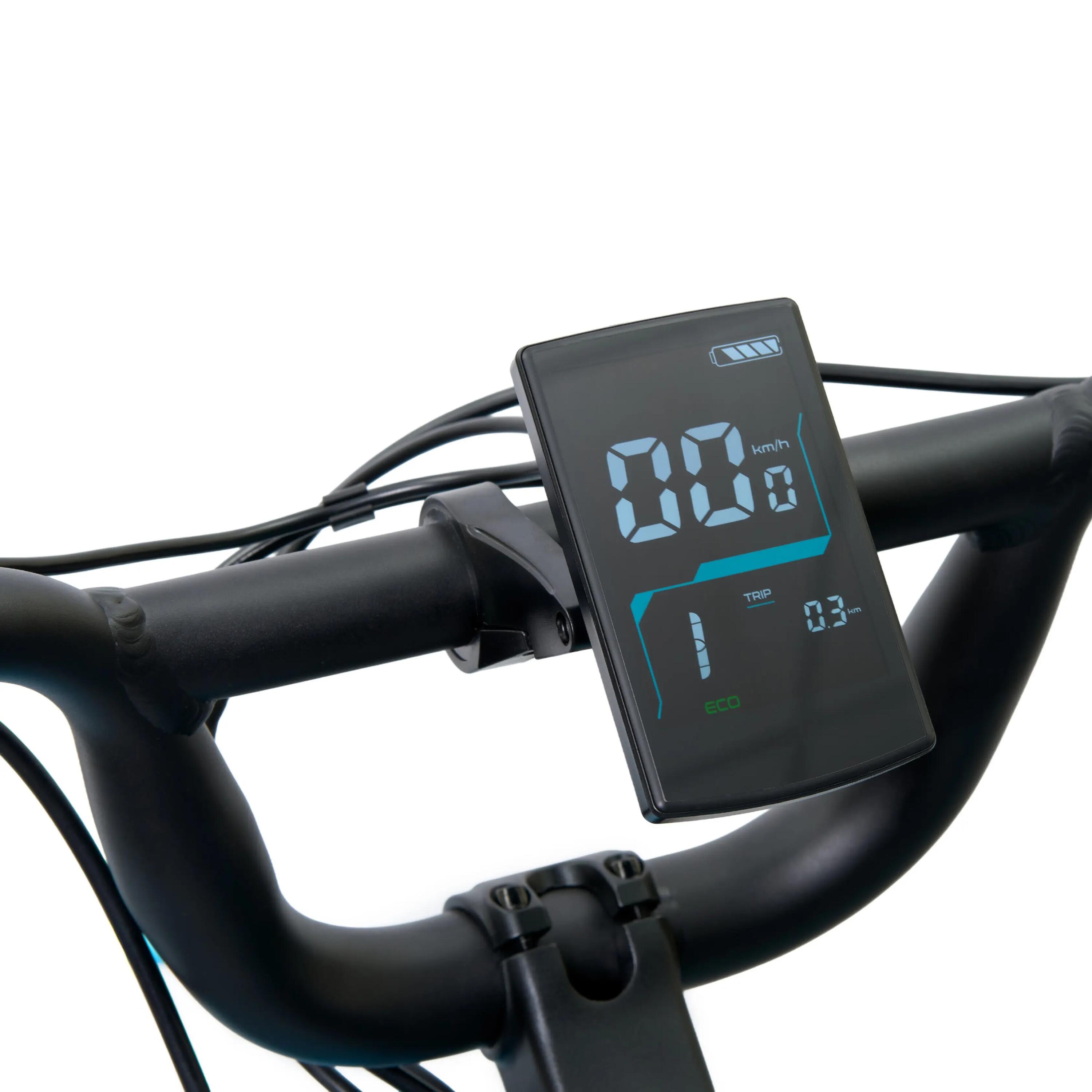 Rower Elektryczny Miejski KRYOS 20" Karta NFC 250W 50Nm FAT-BIKE 750Wh LCD White 5/7