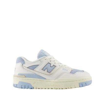 Zapatos New Balance GSB550LB Cuero natural Blanco/Azul