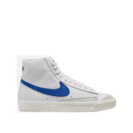 Zapatillas Nike Blazer Mid 77 Mujer Blancas/Juego Real/Nácar/Negro