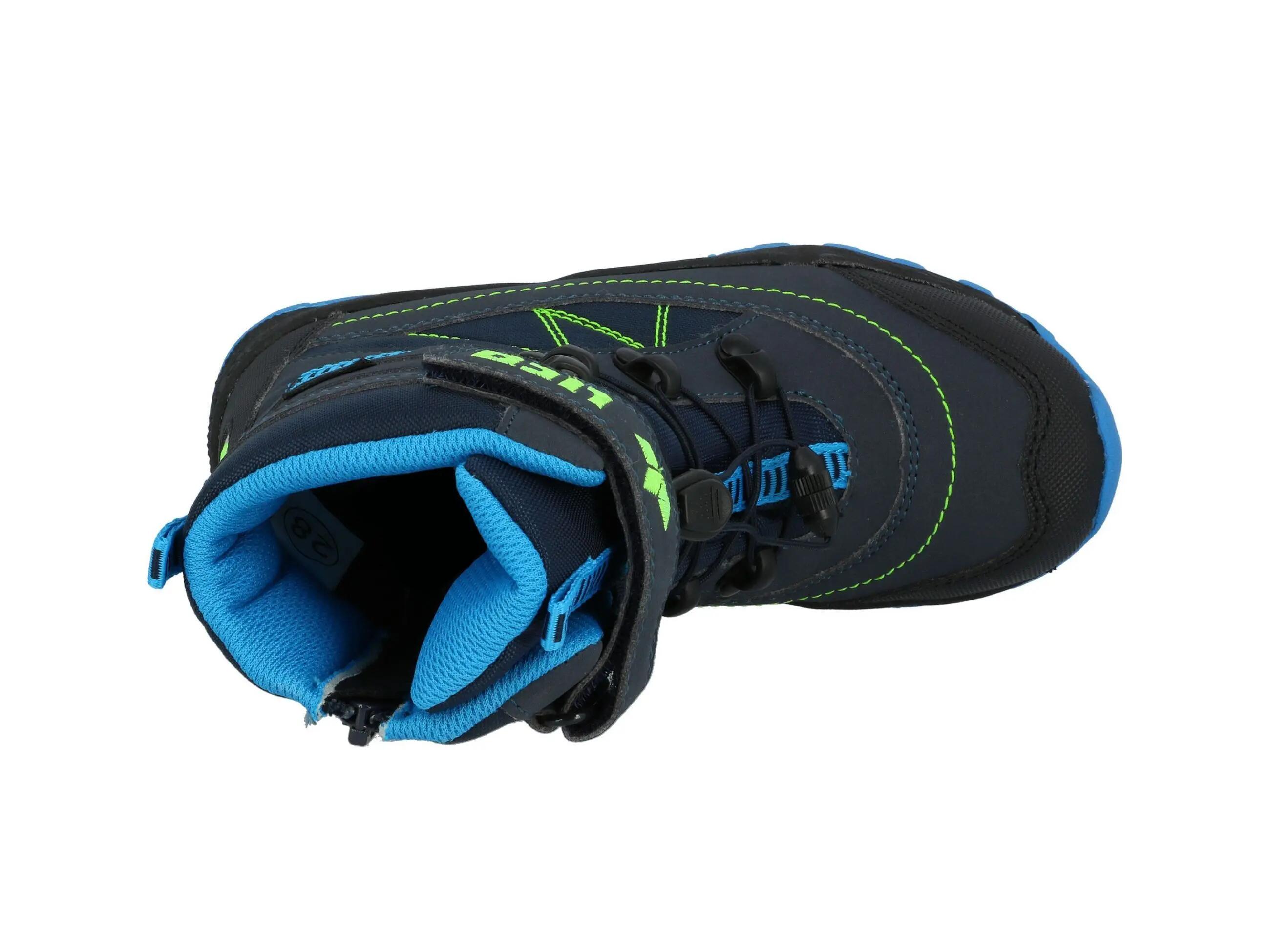 Bottes hiver LICO Sundsvall VS garçon bleu nylon imperméable 5/6